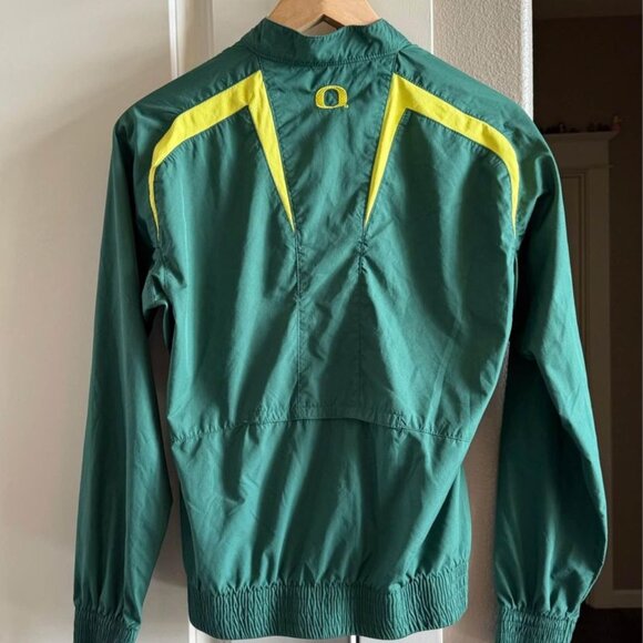 Women’s Nike U of O (University of Oregon) Ducks Full Zip‎ Wind Breaker-Size S - Picture 5 of 8